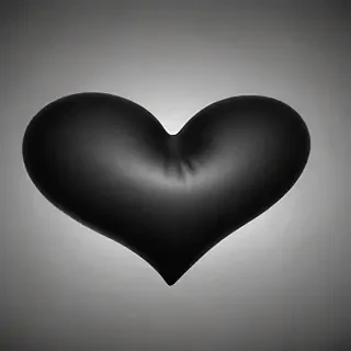 black heart image