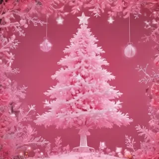cute pink christmas wallpaper
