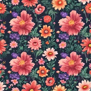 pixel flowers