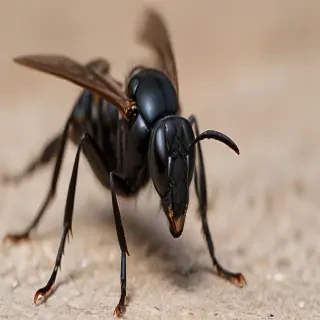 black wasp