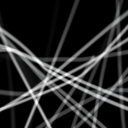 Create a high-resolution abstract image of interconnected white lines on a black background, using a Canon EOS R5 camera, ISO 100, aperture f/8, shutter speed 1/60 sec, in a straight-on view with a minimalist style.