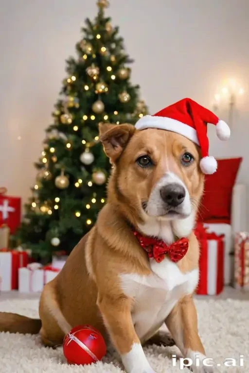 dog christmas photos