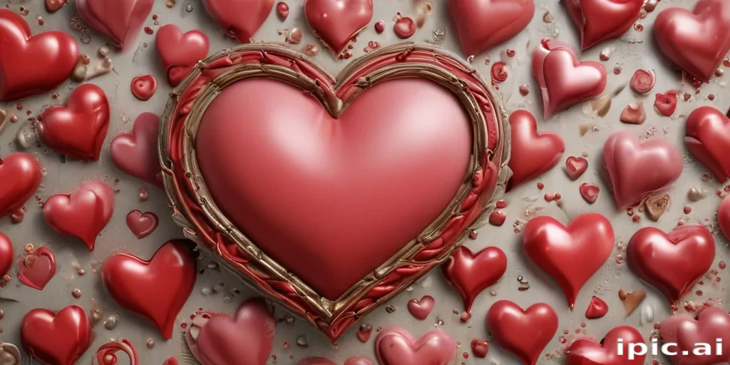 aesthetic hearts wallpaper