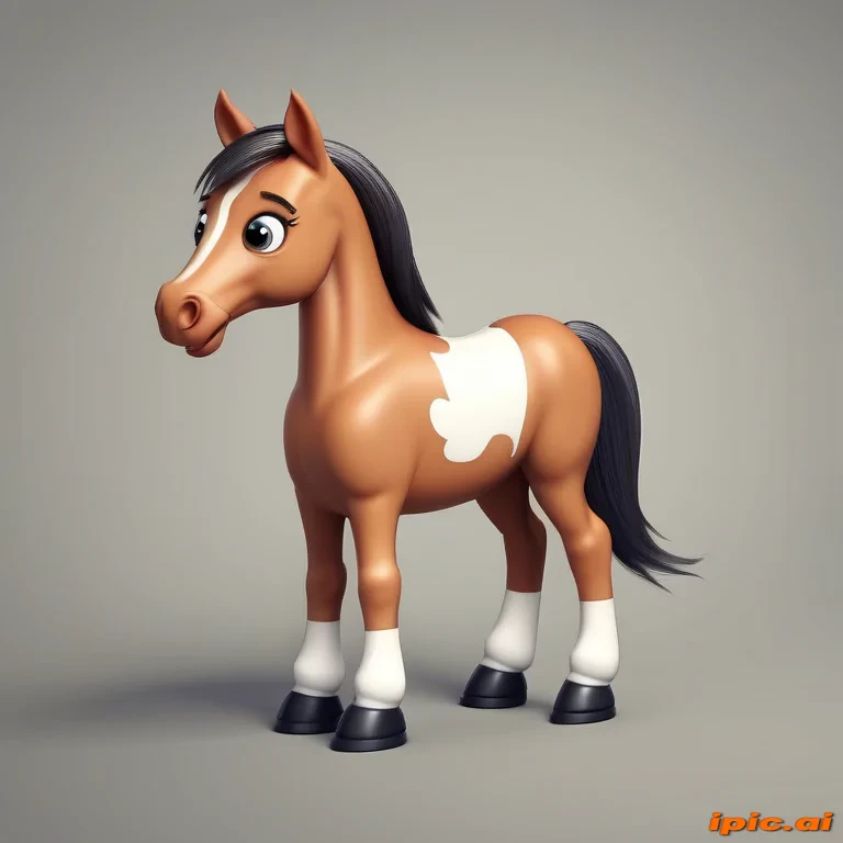 image of a cartoon horse