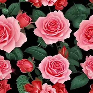 rose border