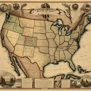 united states of america map