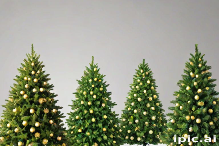 christmas trees transparent background