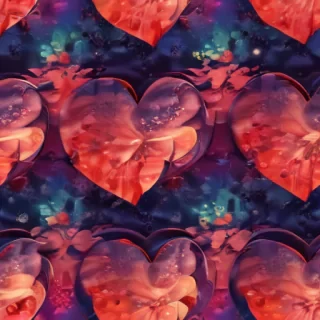 heart background aesthetic