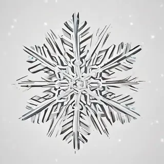snowflake clipart free