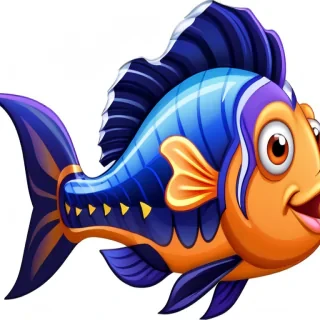 fish cartoon png