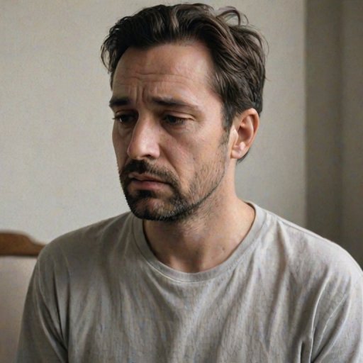 man in sad