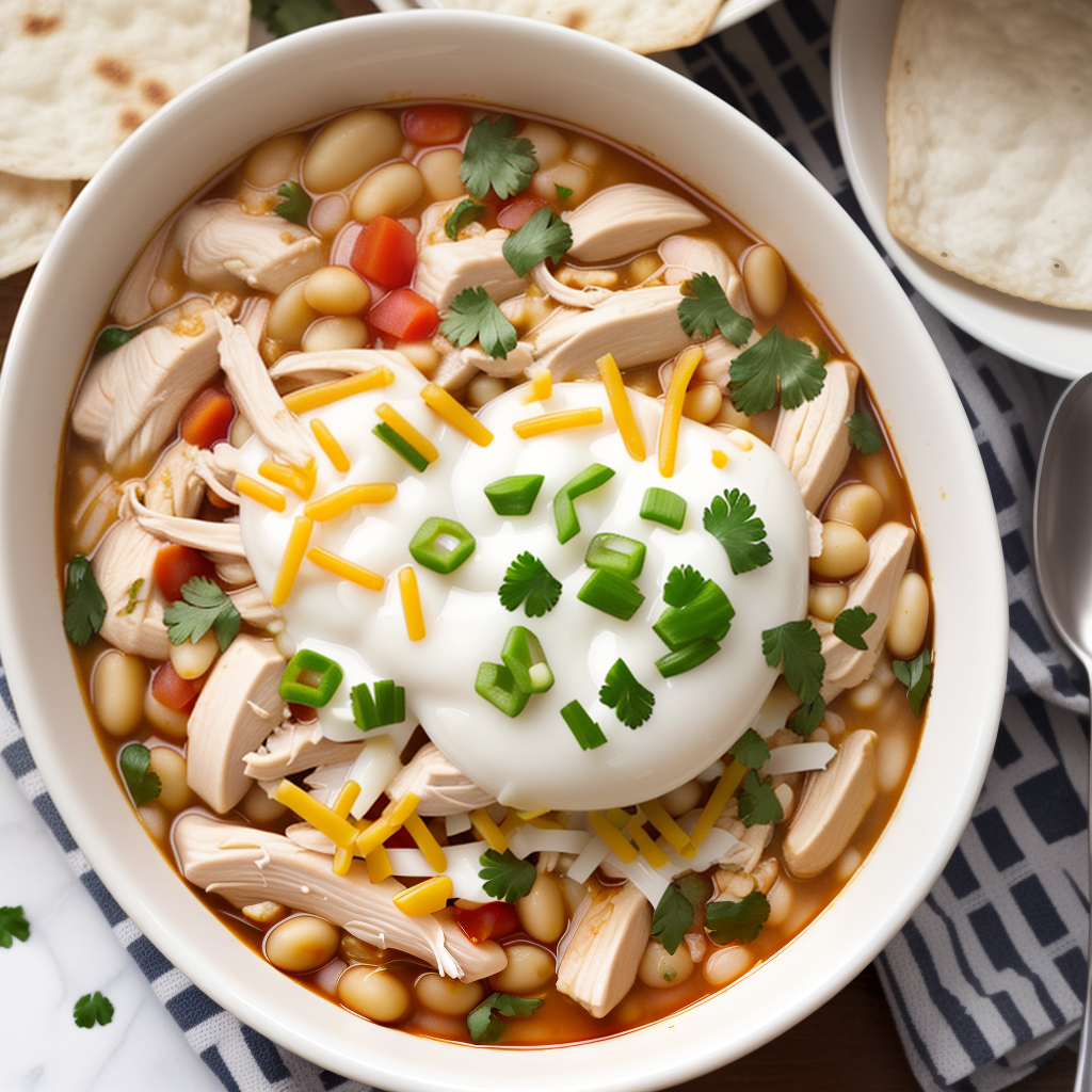 what to eat with white chicken chili