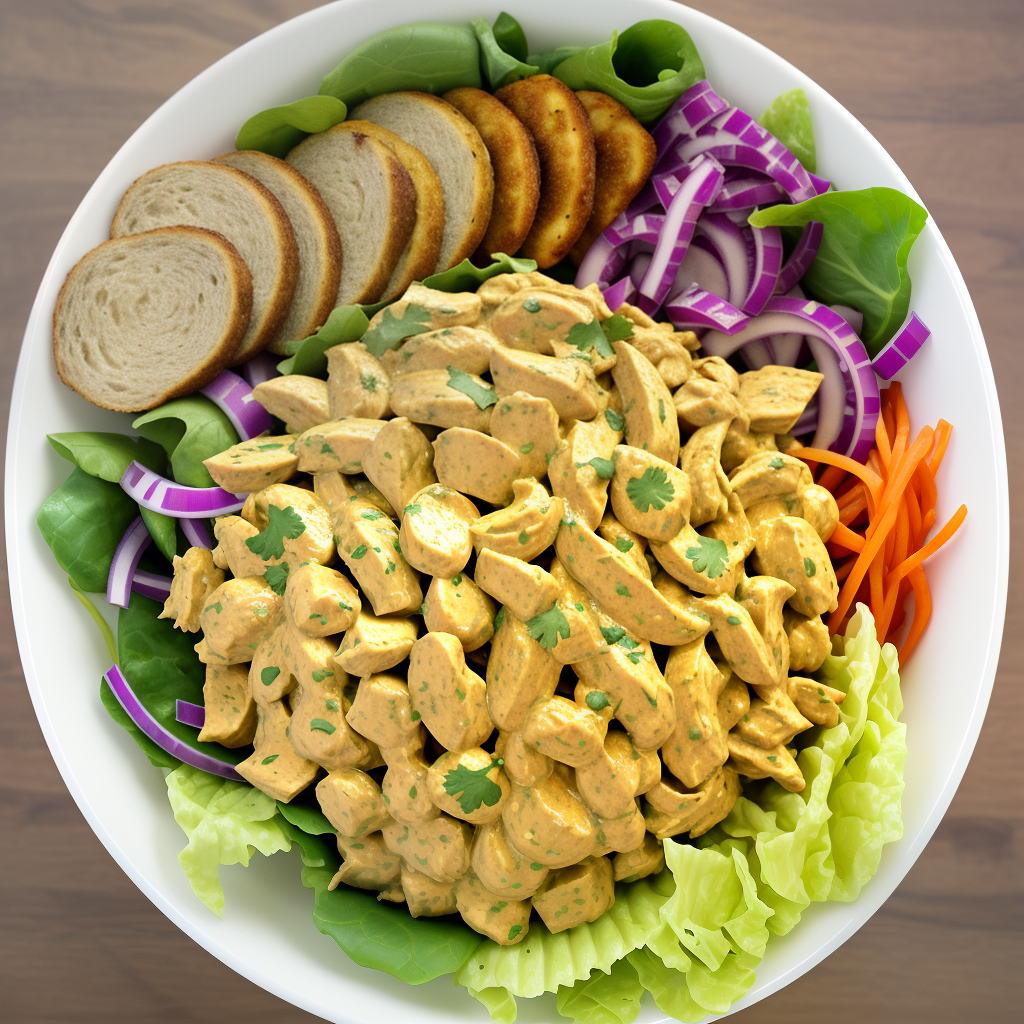 trader joe's curry chicken salad