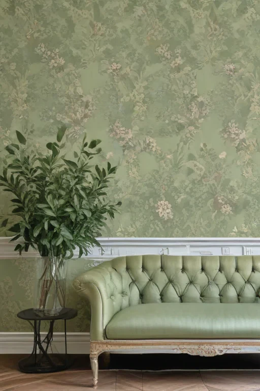 sage green wallpaper aesthetic