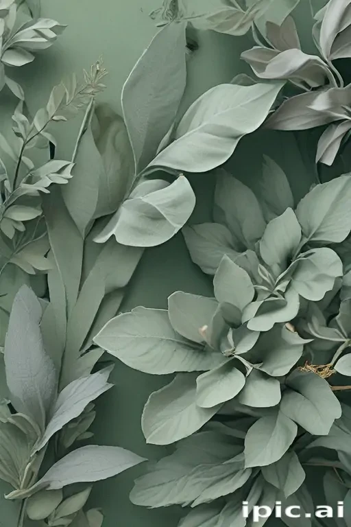 sage green aesthetic background
