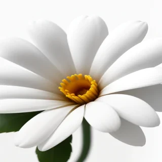 flower with white background