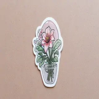 transparent aesthetic sticker