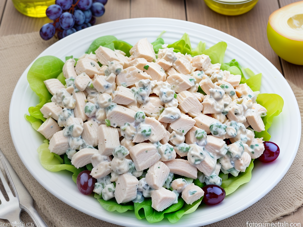 best chicken salad recipe no grapes