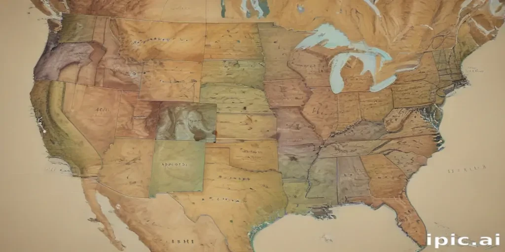 map united states