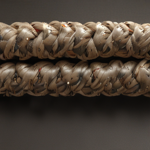 Patterns With Rops Close-Up of Intricately Woven Ropes Displaying Unique Textures and Patterns