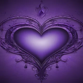 heart purple wallpaper