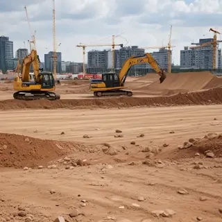 construction site background