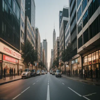 city street background