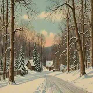 vintage winter images