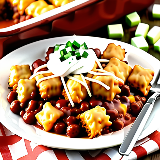 tater tots chili cheese casserole