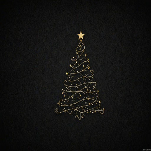 dark christmas wallpaper