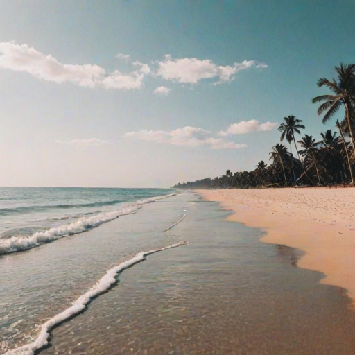 aesthetic beach background