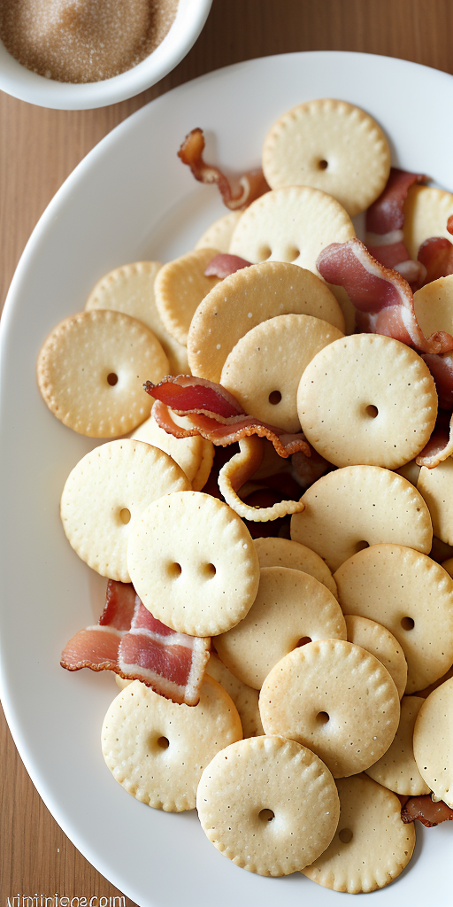 club crackers with bacon and brown sugar