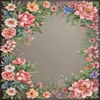floral page borders