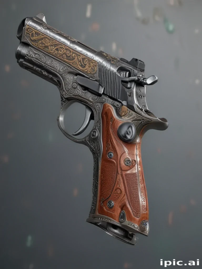 gun with no background