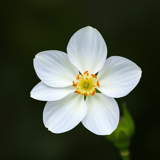 white flower transparent background