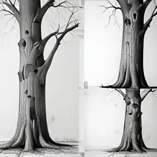 dead tree drawings