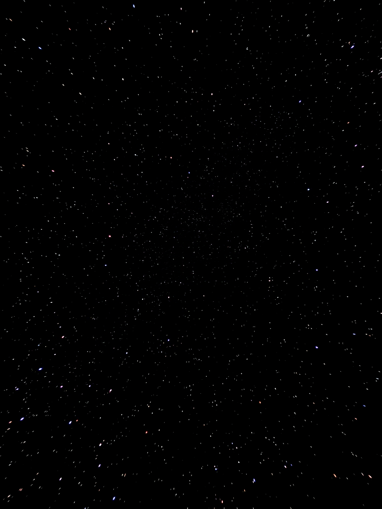 Generate a high-resolution image of a starry night sky filled with shimmering gold and white stars scattered against a deep black background, captured with a DSLR camera at ISO 800, aperture f/2.8, shutter speed 5 seconds, wide-angle lens, and a focus on depth of field for enhanced clarity and contrast.