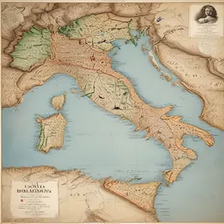 map of italy