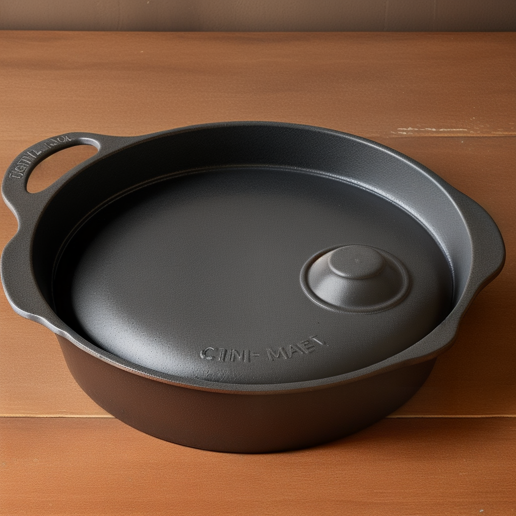 cast iron loaf pan with lid
