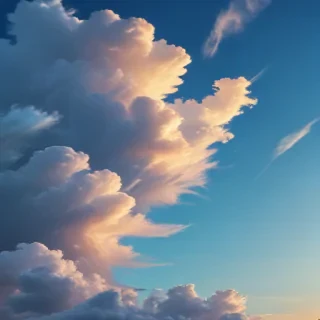 sky blue background
