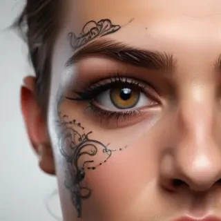 face tattoo png