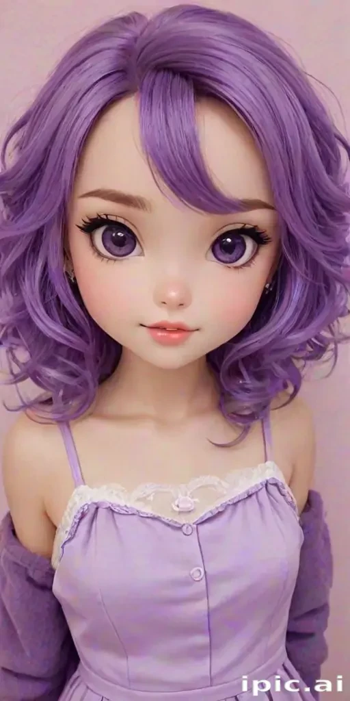 purple cute