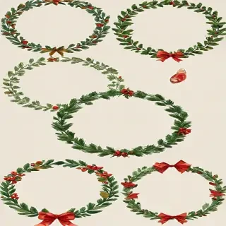 christmas wreath clip art