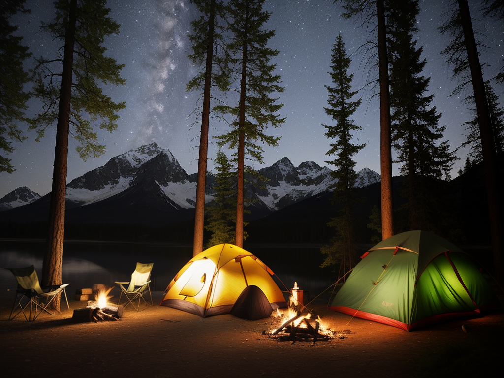 camping background