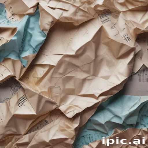 crumpled paper overlay