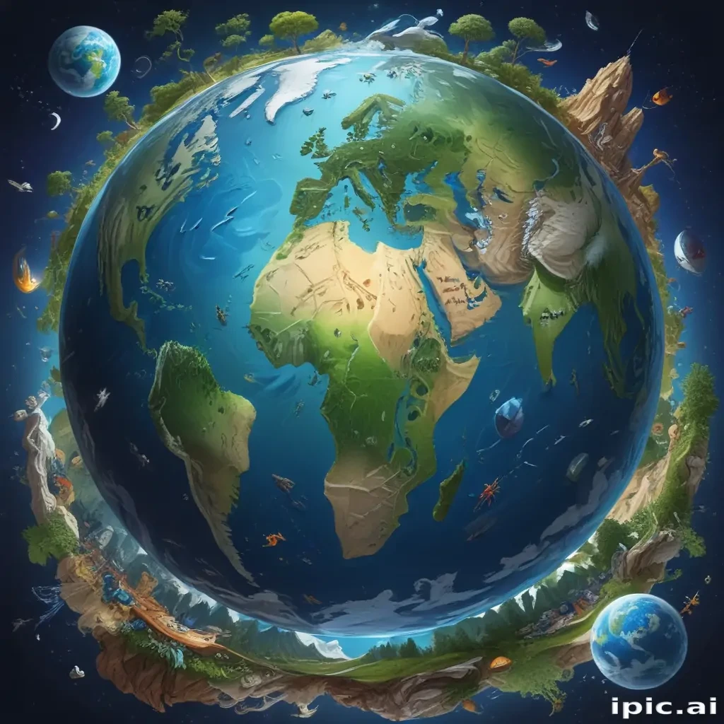 cartoon picture planet earth