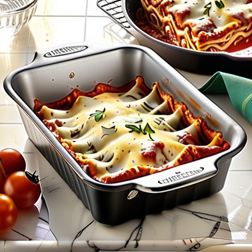 deep dish lasagna baking pan