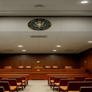 court room background