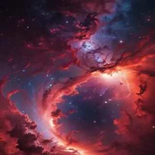 galaxy red wallpaper