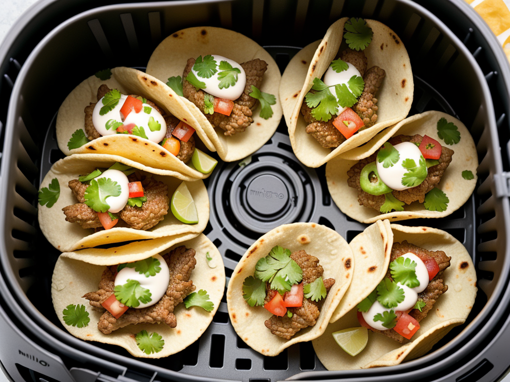 mini tacos in air fryer